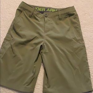 Boys golf style khaki shorts
